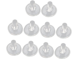 Protetores De Dedos Partykindom, Almofadas Transparentes E Respiráveis, 5 Pares, Protetores De Gel Antiderrapantes Para