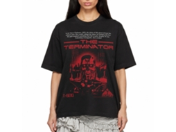 Rockinstone Terminator T 800 Without Bottom Text Black T-shirt Size:xxl