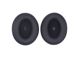 Lurelia Almofadas Auriculares Para Auscultadores Sem Fios Sennheiser Momentum 4.0, Em Couro Proteico, Preto, 1 Par