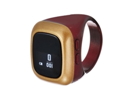 Ferramenta De Contagem Digital De 18mm Com Tela Oled Alertas Vibratórios Dispositivo De Contagem Conveniente Abs Para Atletas Idosos Claret