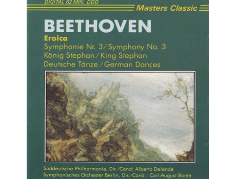 Cd Eroica Symphonie Nr 3, König Stephan, Deutsche Tänze Masters Classic