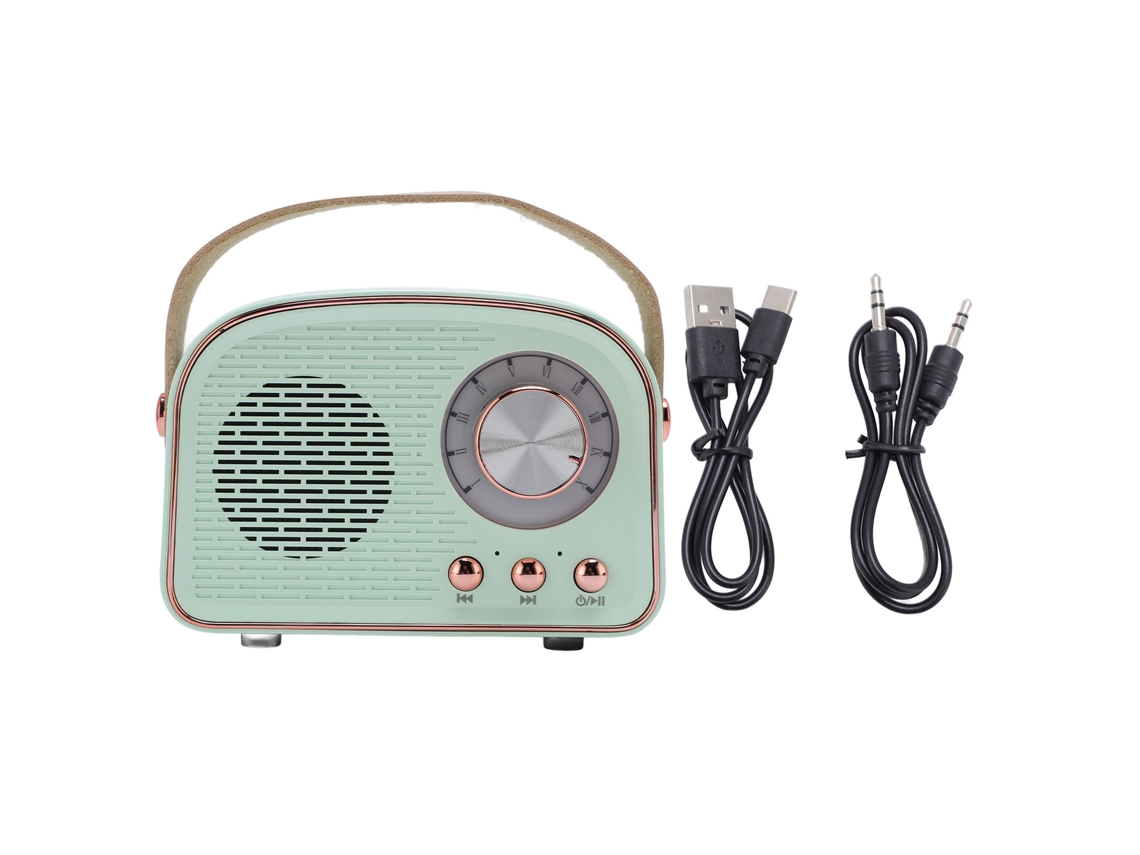 Caixa de Som Bluetooth LAXISCREED Dw21 Verde Claro