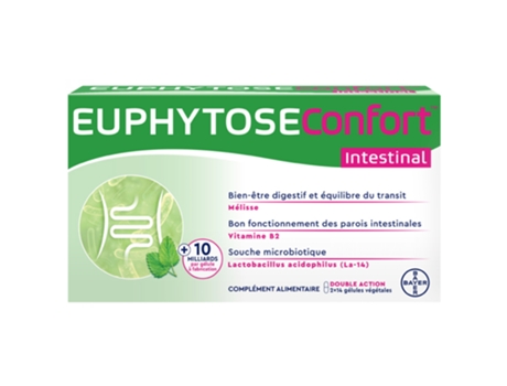 Bayer Euphytosis Intestinal Comfort 28 cápsulas vegetais BAYER SANTÉ