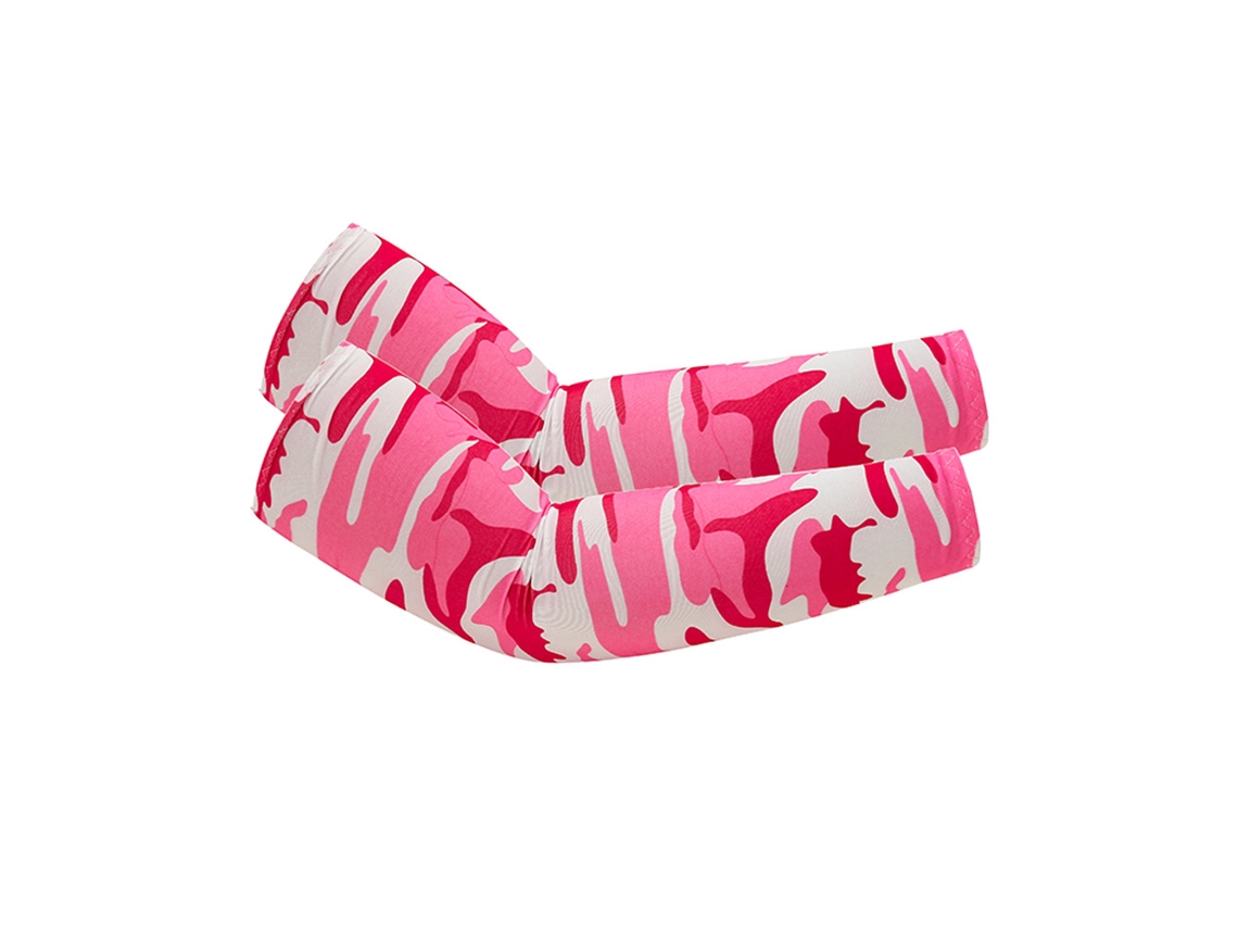Mangas de Proteção Solar Uv para Braços CZHHMART Unissexo, Upf 50+,cooling Sports Sleeve3 Itens Rosa Camuflado
