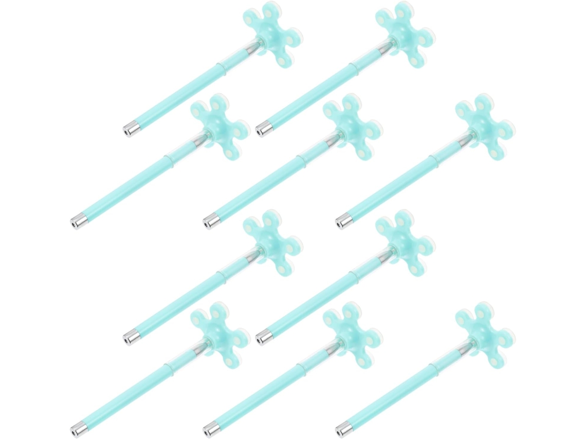 Conjunto De 10 Canetas Gel Plástico Azul Happyyami Para Uso No