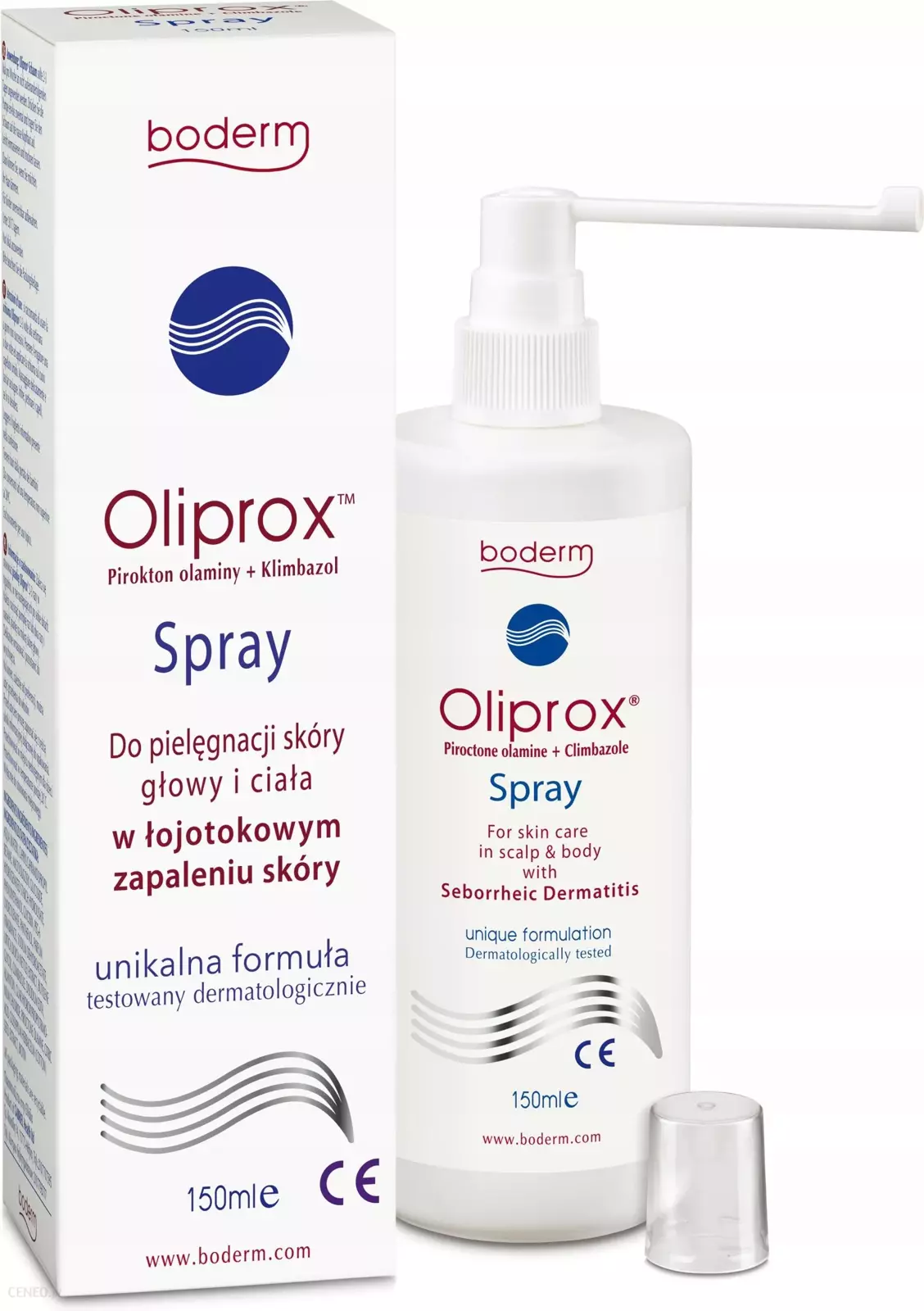 Oliprox Spray de tratamento para dermatite seborréica 150 ml BODERM