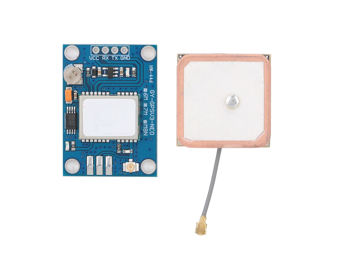 Mali módulo de Posicionamento por Satélite Gps Neo 7m Apm2.5 Gygpsv3 com Antena Cerâmica e Bateria de Backup