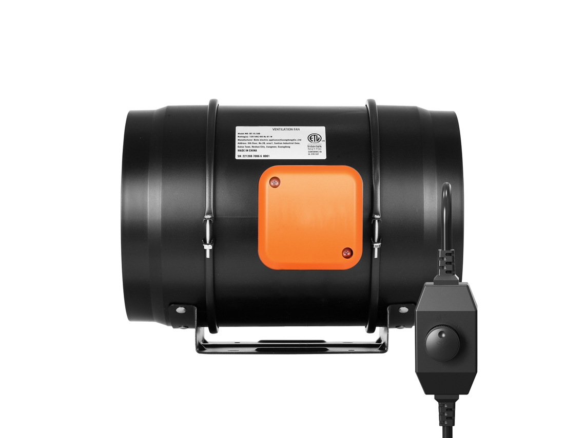 Ventilador De Conduta Em Linha Da Succebuy 303 X 235 X 280 Mm, Velocidade Variável
