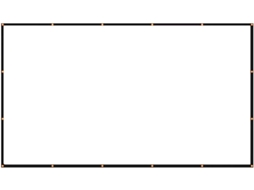 Tela de Projeção Portátil Simples com Cortina Antirreflexo de 120 Polegadas para Projetor de Escritório SFUSHOS