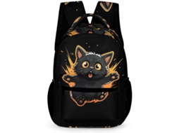 Mochila Fofa Gatinho Para Meninas Meninos Pequenos, Escolar Infantil Com Estampa Gatinho, Mochilas Infantis,