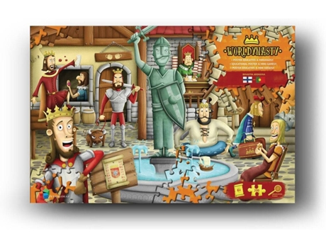 Jogo de Tabuleiro : Reis de Portugal (Idade Mínima: 10 - Nível Dificuldade: Baixo)