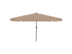 Guarda Sol Redondo Castanho Acinzentado Vidaxl Taupe Polyester