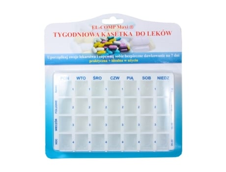 Dosador Semanal De Medicamentos, Kt Um, 1 Unidade De El Comp