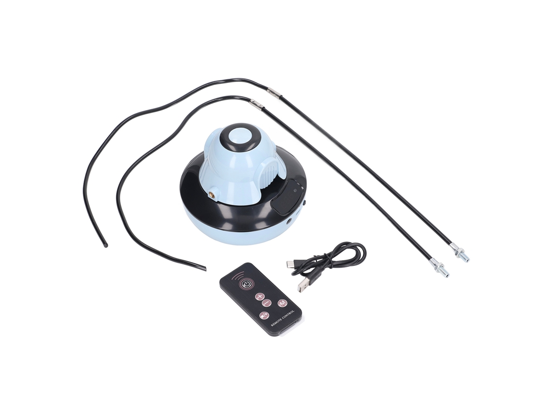 Mali máquina de Pular Corda Inteligente Automática com Controle Remoto e Led Azul Céu