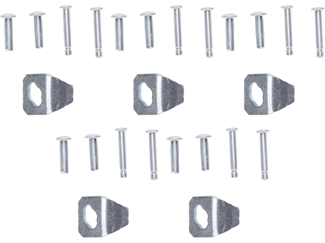 Kit De Placas Aço Inoxidável Andersen, Operação Para Molas Porta Com T