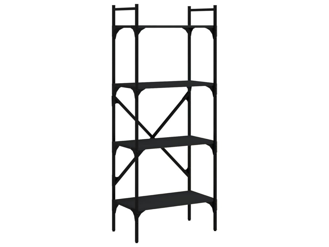 Bookcase, Bookcases Vidaxl Preto Madeira Processada (n/a)