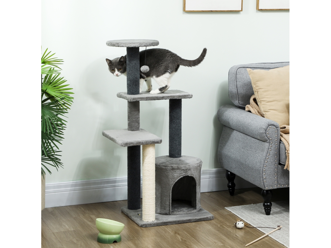Caixa Para Gato, Acabamento Cinzento, 103 X 40 X 45 Cm