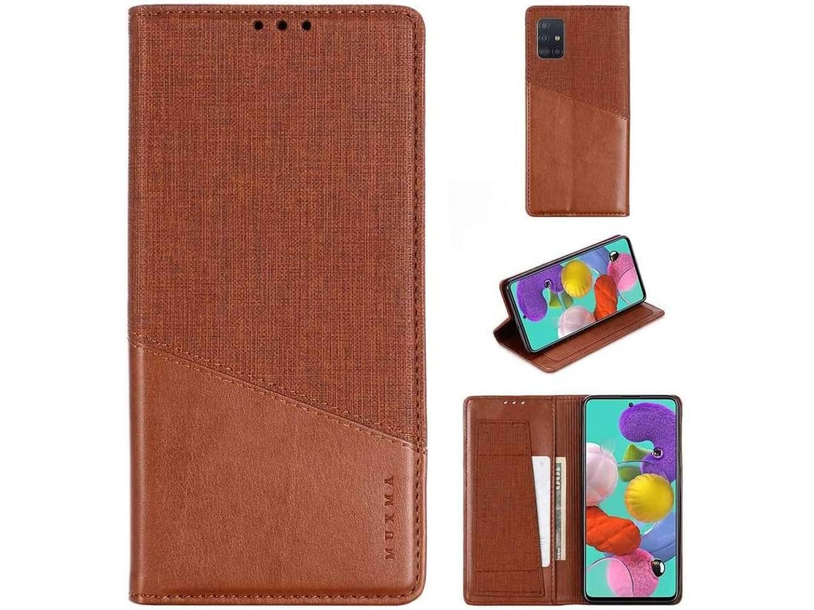 Capa Samsung Galaxy A51 HONGWE. Castanho