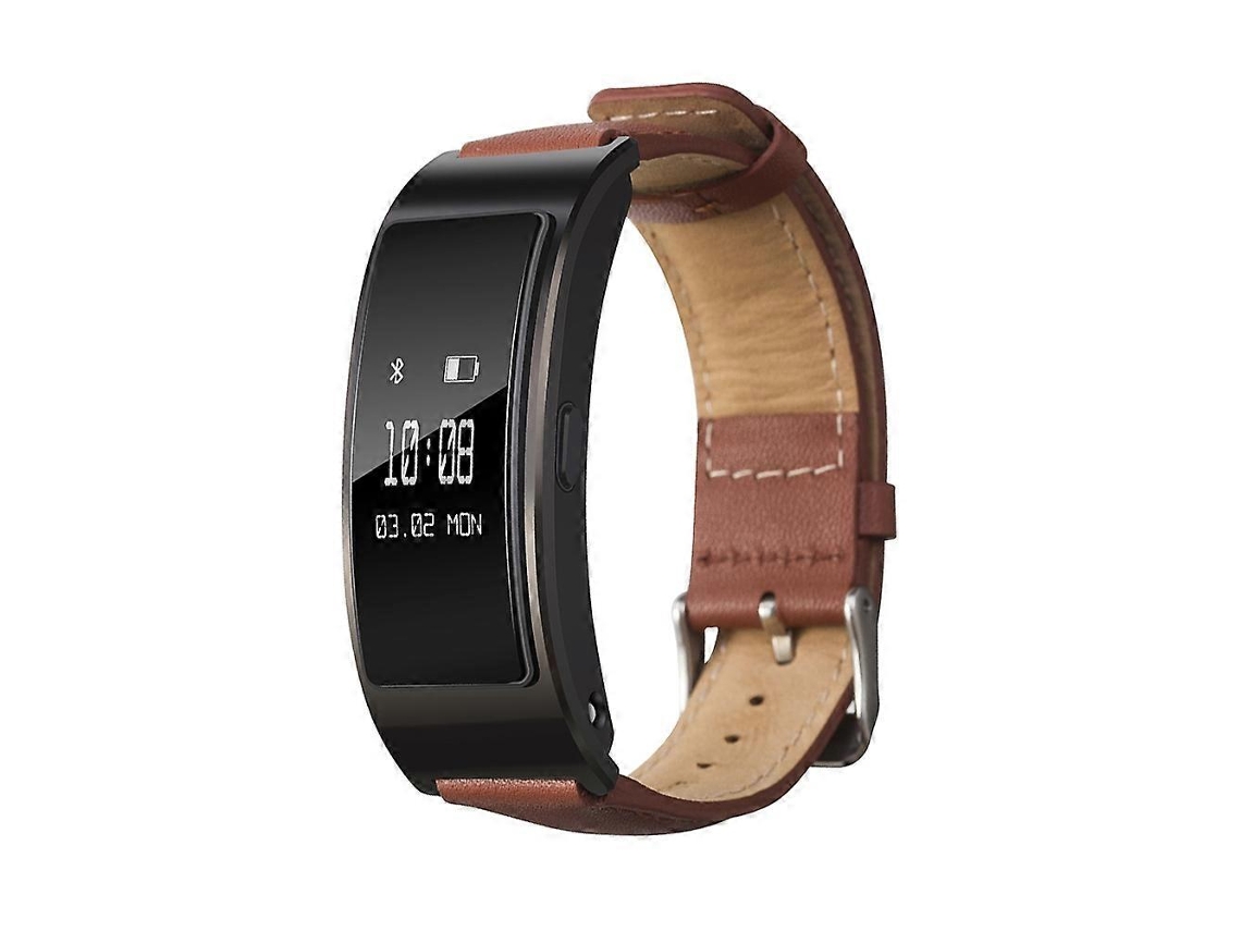 Pulseira De Couro Brilhante Para Huawei Band 7