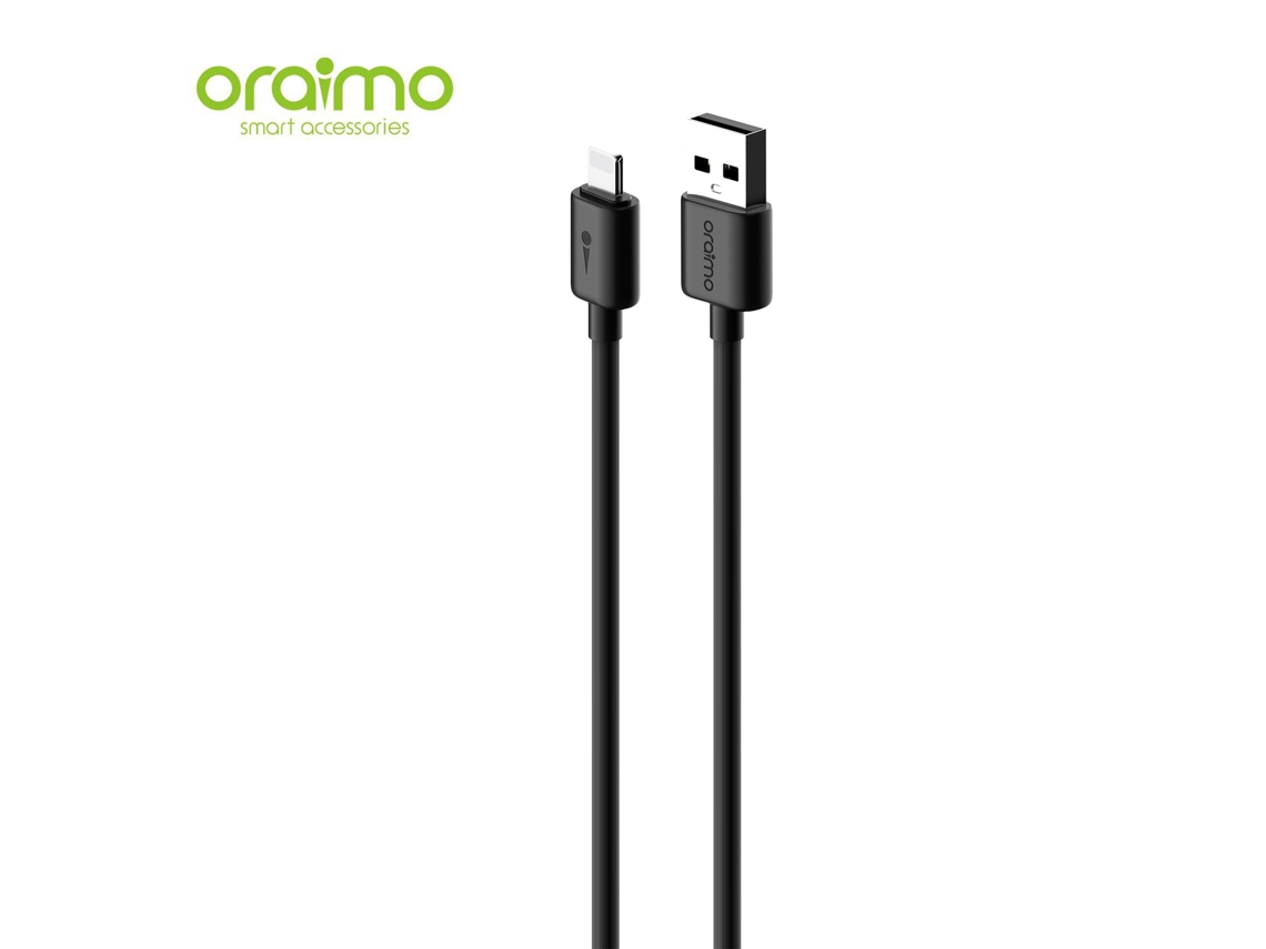 Aetheria oraimo Ocd l12 Easyline Cabo Lightning 1m 5v/2a Náilon Durável Carregamento Rápido