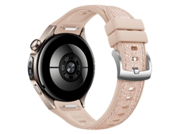 Pulseira de Couro e Silicone para Huawei Watch 5 46mm damasco HEXINYIGJLY