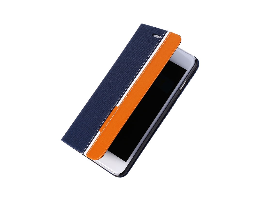 Capa de Telefone EOOCOO (protetor de Capa Flip de Cor Contrastante)