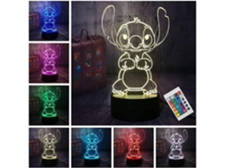 Luminria Noturna Stitch, Presente Lilo E Stitch, Brinquedo De Lmpada Stitch 3d Aquaforge