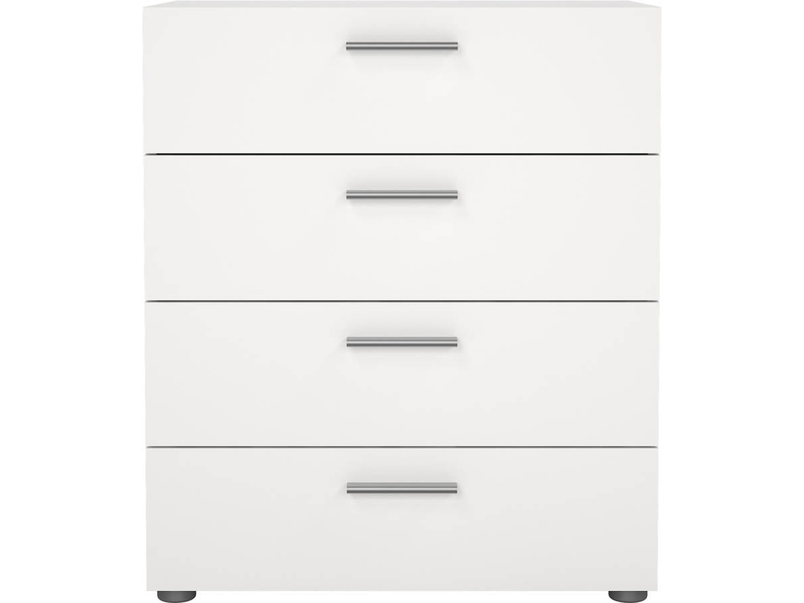 Cómoda com 4 Gavetas TVILUM Porto Branco (70 x 40.25 x 82 cm)