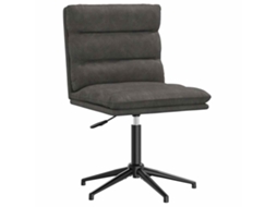 Vidaxl Cadeira De Jantar Couro Artificial Preto