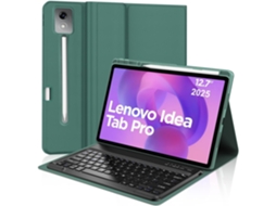 Capa com Teclado ZRUXE para Lenovo Idea Tab Pro 12.7'' com porta caneta e capa protetora | ZRUXE