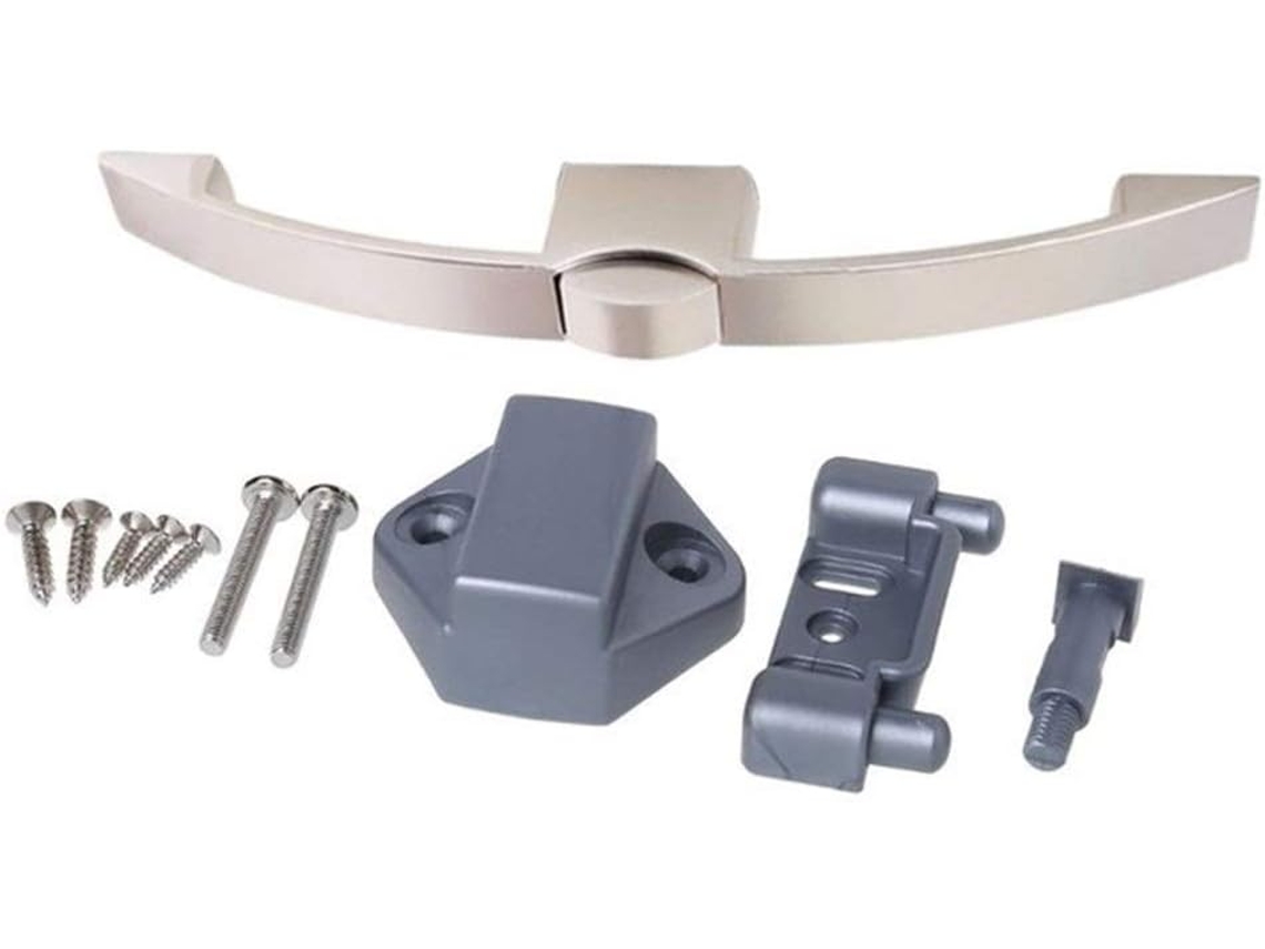 Fechadura De Botão Para Rv, Caravana, Barco, Motorhome, Armário,