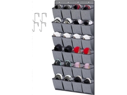 Lurelia Gancho De Porta, 24 Pares, Dobrável, Em Tecido Tnt, Para Chapéus E Casacos, 56 X 156 Cm, Cinza