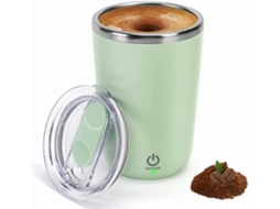 Caneca De Café De Aço Inoxidável Automática Caneca Eléctrica Para Café/leite/chocolate Quente Verde*