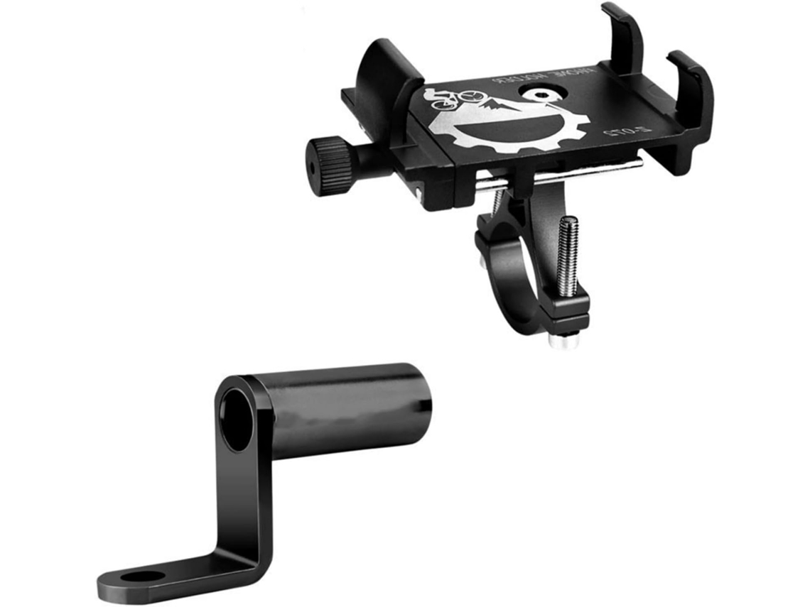 Suporte De Telefone Para Veículo Com Adaptador Rota Traseira, Alumínio Motos E Absorção Choques Traseira