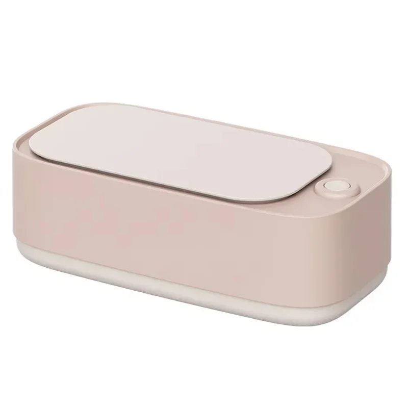 (rosa) Limpador Ultrassônico De Óculos, Joias De Alta Frequência, Anéis, Óculos E Relógios.