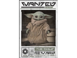 Póster GF Star Wars The Mandalorian Yoda Wanted (61x91.5 cm)