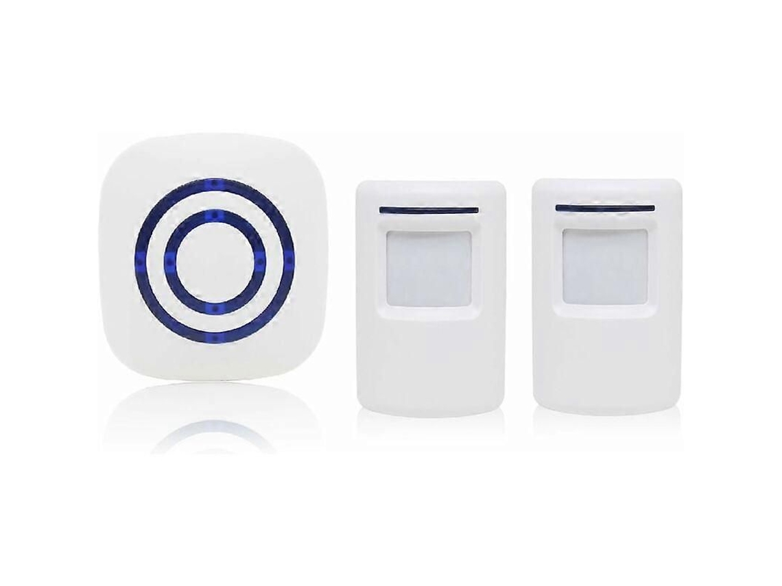 Campainha Com Sensor De Movimento, Solução De Segurança Residencial Inteligente Com Design Industrial, Tecnologia Pir E Luz Led Brilhante Para Si