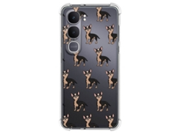 Capa Tumundosmartphone De Silicone À Prova De Choque Para Vivo Y31 5g / Y21d Design De Cachorro 11 Desenhos