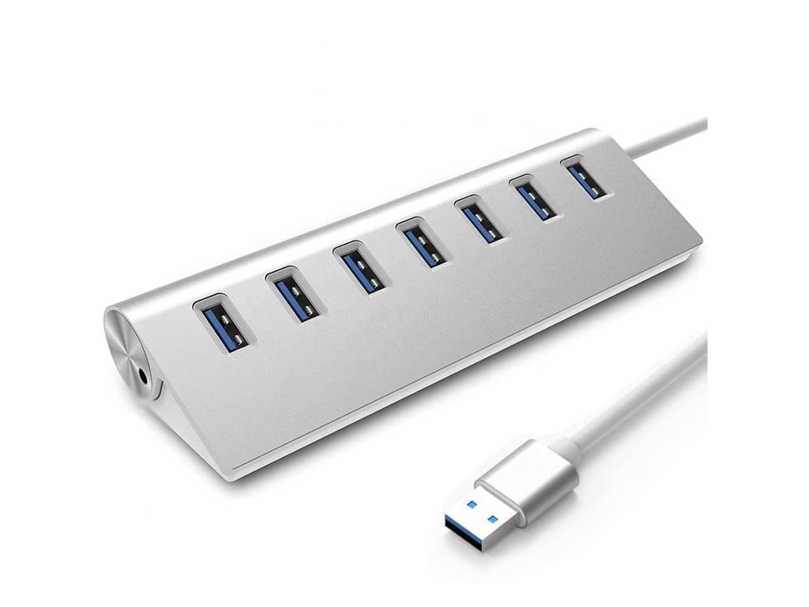 Hub Usb, Com Alimentação Nt, 2.0 De 7 Portas E Portas Com Interruptor Liga/desliga, Hub Adaptador De Energia, Usb 2.0, Para Dispositivos Usb