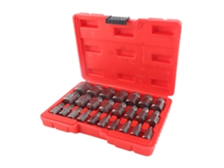 Conjunto De Extractores De Parafusos Laxiscreed Para Remover Parafusos Danificados E Porcas Hexagonais De Forma Eficaz