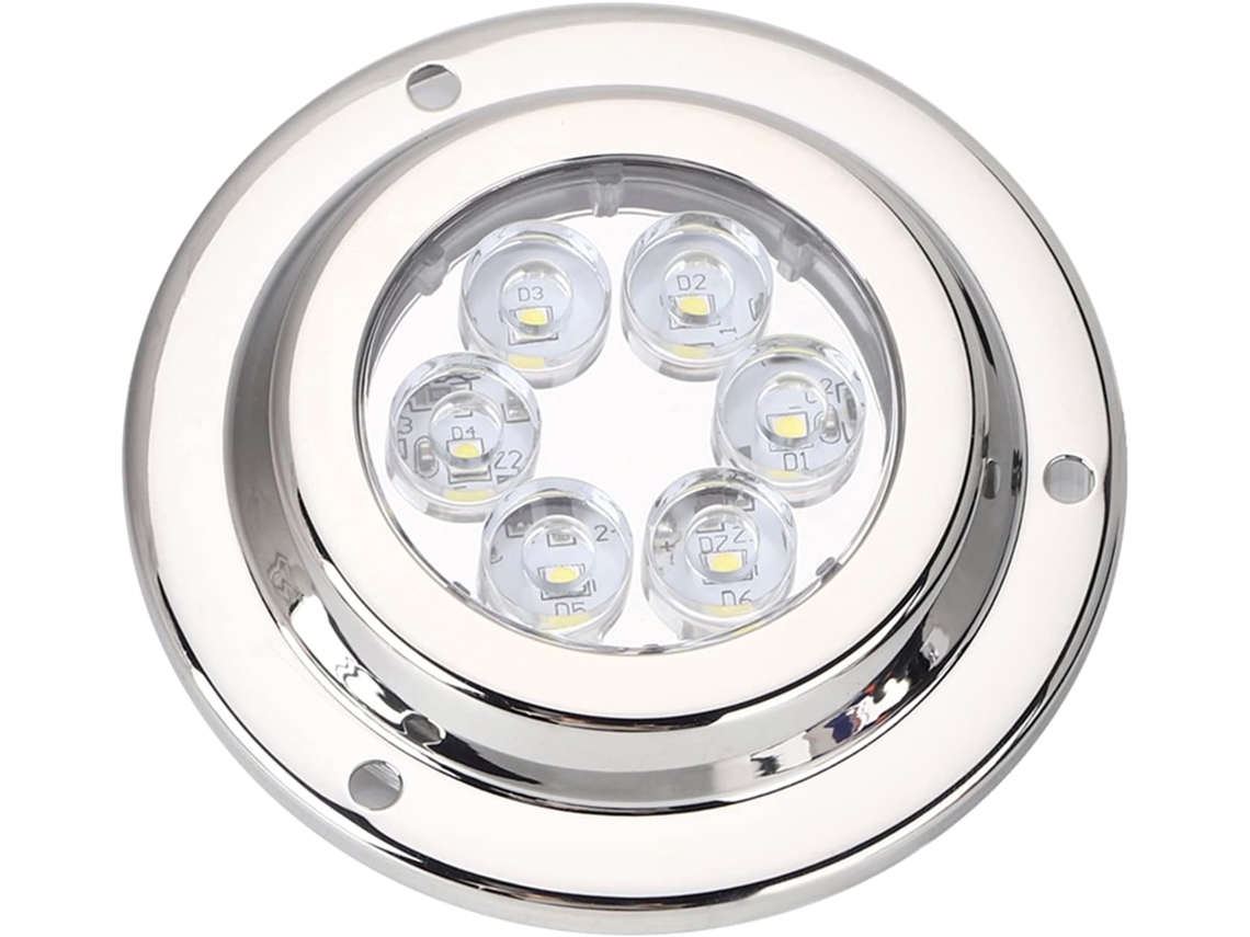 Subaquática Led Potência 18 Ip68 Prova Iates Marítimo Economia Energia 9 4 3 7 Polegadas Luz Alta W À D Água Uso Cm GOKOCO