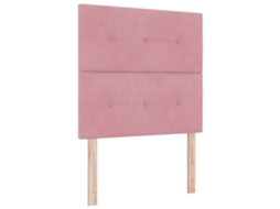 Cabeceira Rosa 90 Cm Veludo MAISON EXCLUSIVE