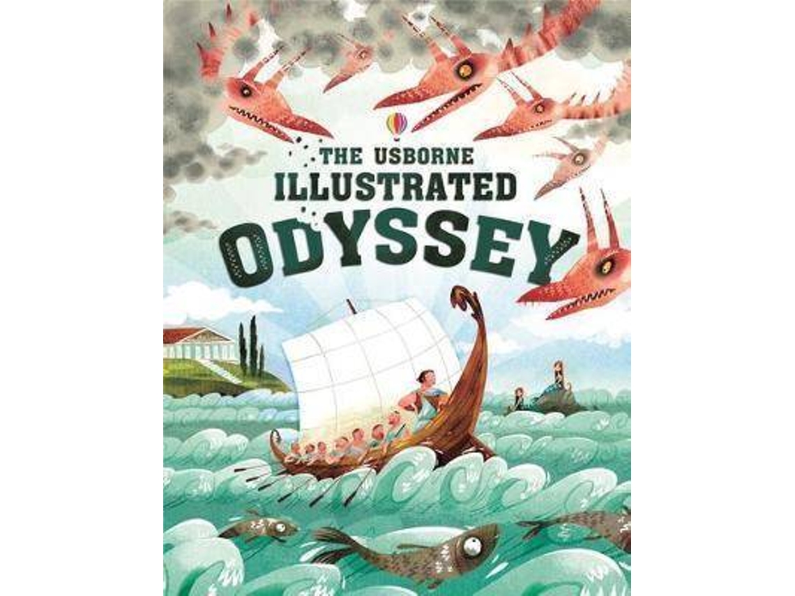Livro Usborne Illustrated Odyssey de Anna Milbourne (Inglês)