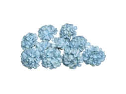 Buquê Florido com 10 Cabeças de Flores Artificiais de Hortênsia Acessórios Diy para Decoração de Casa AQUAFORGE
