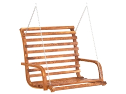Swing Bench, Swing Benches Vidaxl Marrom Madeira