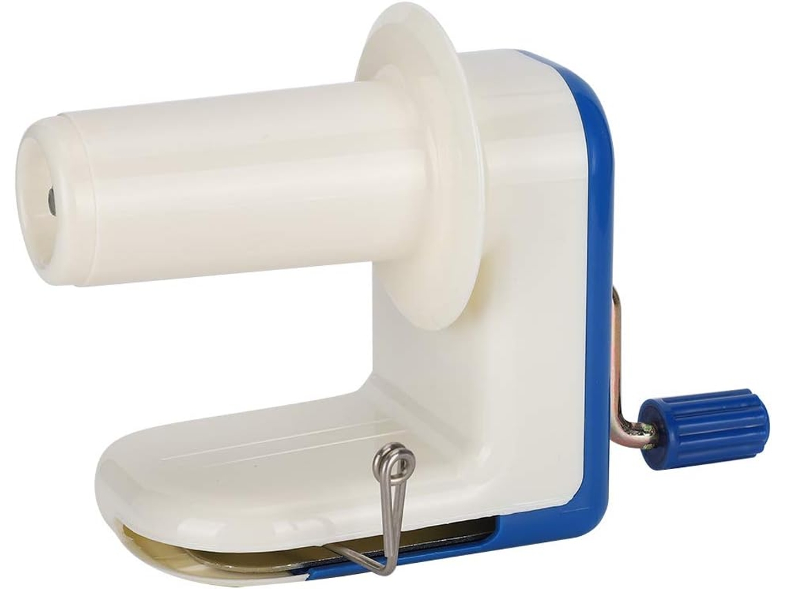 Ferramenta Doméstica Manual para Tricô, Máquina de Enrolar Lã, Enrolador de Novelos AQUAFORGE (azul)