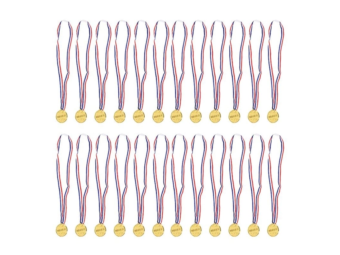 48pcs Medalhas De Plástico