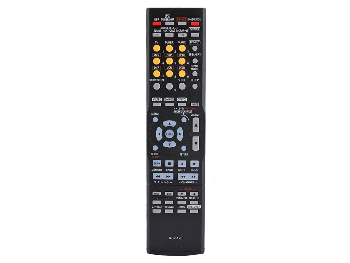 Controle Remoto Mali para Amplificador AVR 590 DHT590BA e AVR 1610 sem Programação