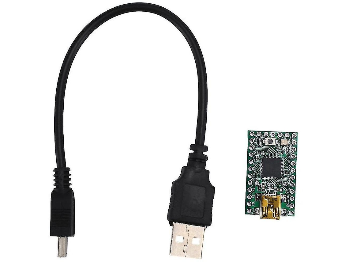 Placa De Desenvolvimento Teensy 2.0 Usb Avr Placa De Expansão Atmega32u4 Com Cabo De Dados Para Slowmoose