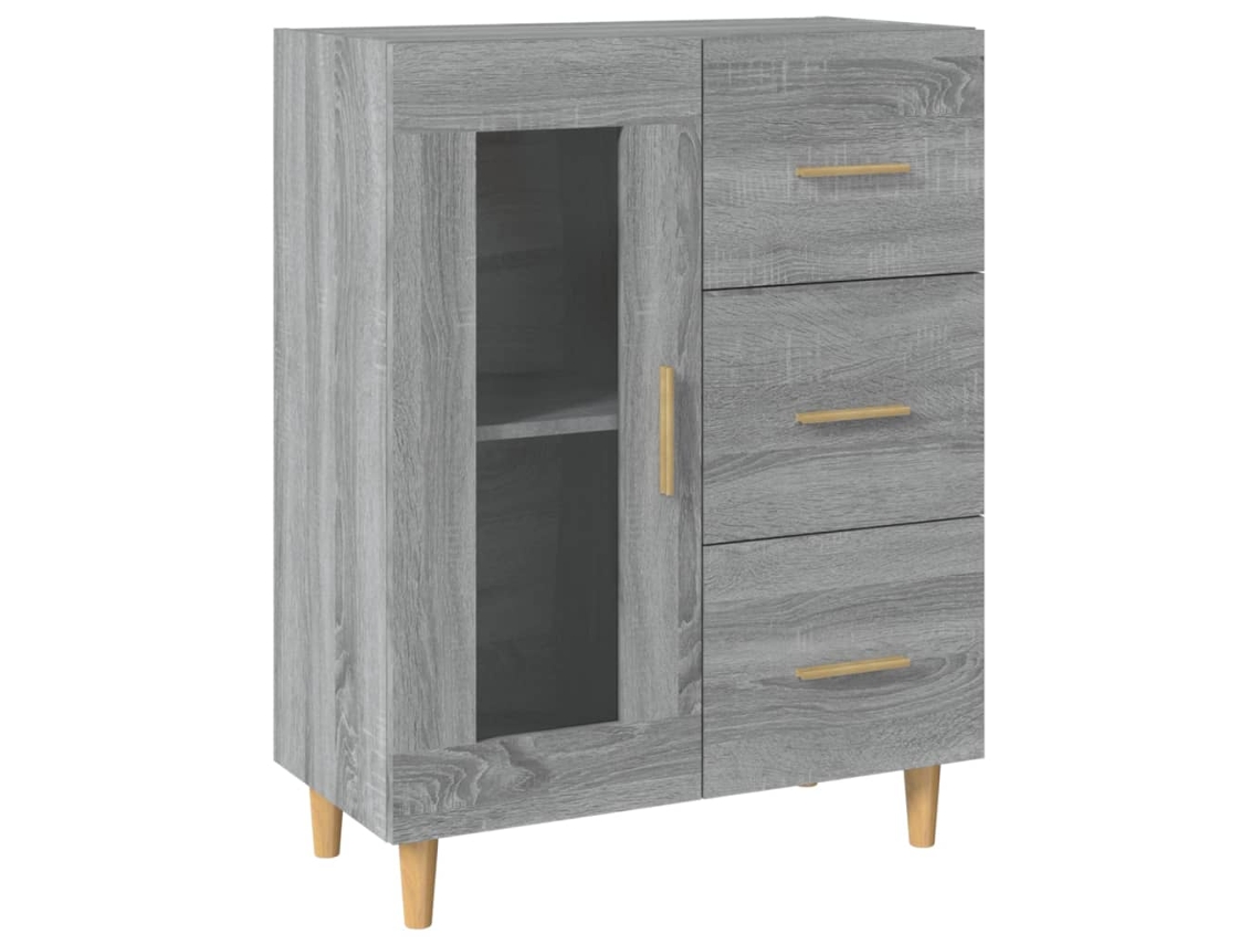 Sideboard, Sideboards Vidaxl Cinzeto Madeira Processada (n/a)